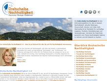 Tablet Screenshot of drehscheibe-nachhaltigkeit.de